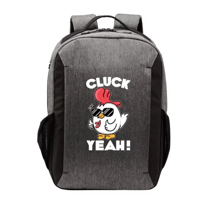 Funny Cluck Yeah! Cool Chicken Vector Backpack