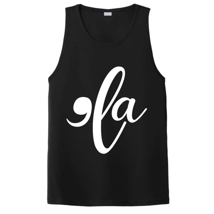 Funny Comma La Kamala Harris Performance Tank