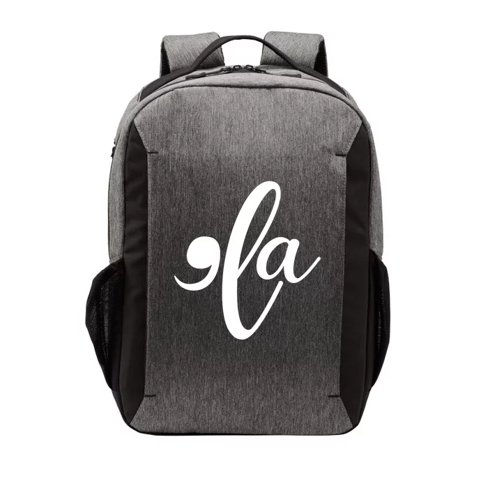 Funny Comma La Kamala Harris Vector Backpack