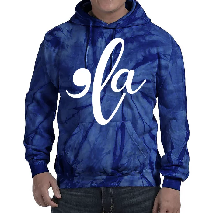 Funny Comma La Kamala Harris Tie Dye Hoodie