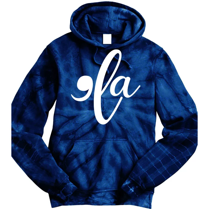 Funny Comma La Kamala Harris Tie Dye Hoodie