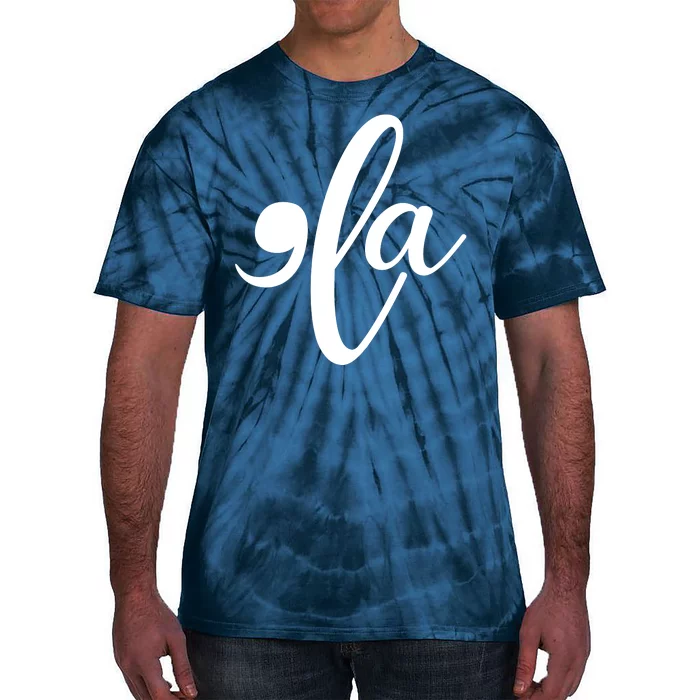 Funny Comma La Kamala Harris Tie-Dye T-Shirt