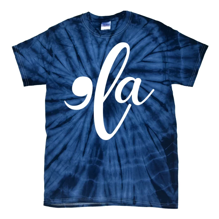 Funny Comma La Kamala Harris Tie-Dye T-Shirt