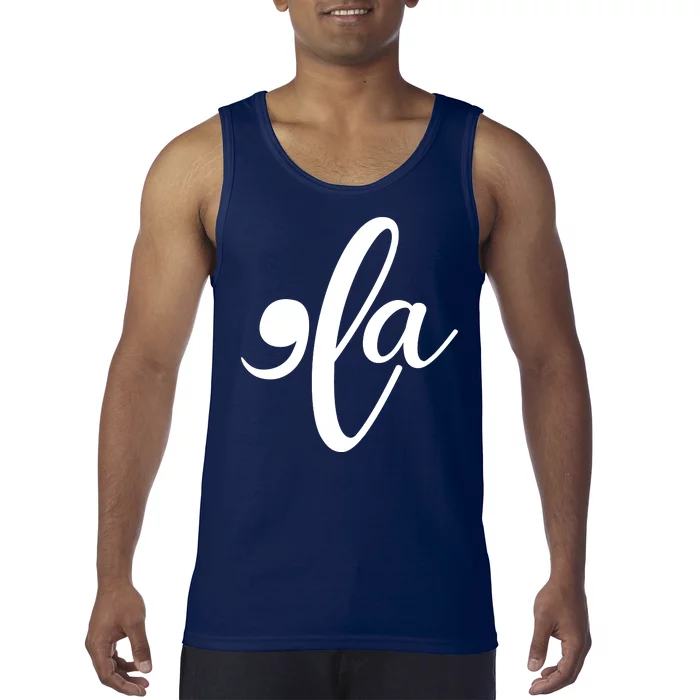 Funny Comma La Kamala Harris Tank Top