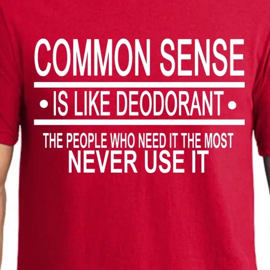 Funny Common Sense Sarcastic Meme Pajama Set