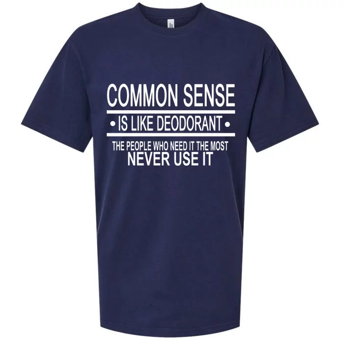 Funny Common Sense Sarcastic Meme Sueded Cloud Jersey T-Shirt