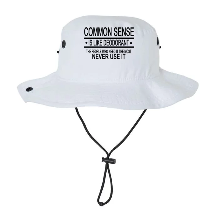 Funny Common Sense Sarcastic Meme Legacy Cool Fit Booney Bucket Hat