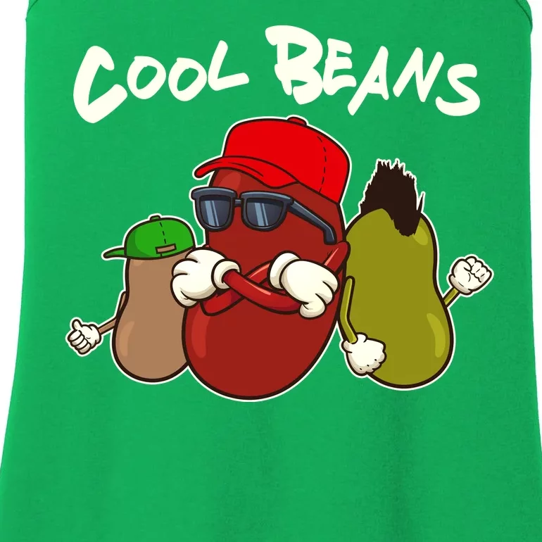 Funny Cool Beans Ladies Essential Tank