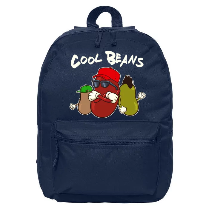 Funny Cool Beans 16 in Basic Backpack