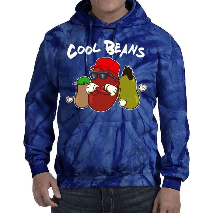 Funny Cool Beans Tie Dye Hoodie