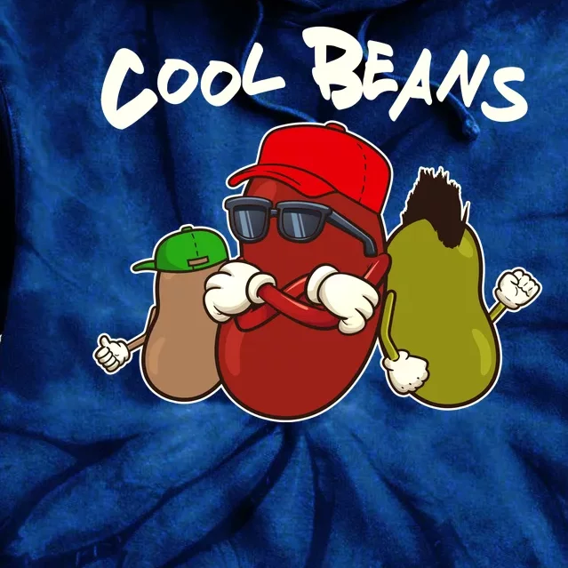 Funny Cool Beans Tie Dye Hoodie