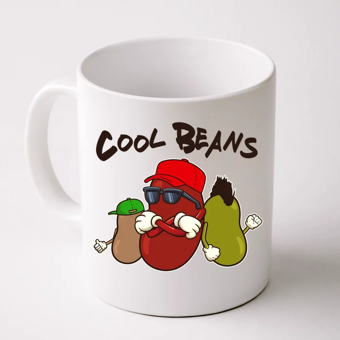 Funny Cool Beans Front & Back Coffee Mug