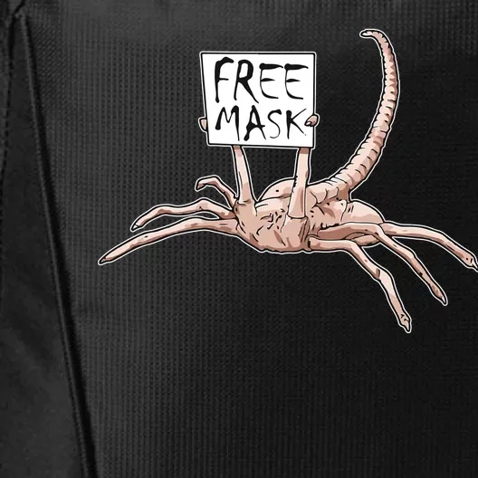 Funny Creepy Free Mask Alien Face Hugger City Backpack