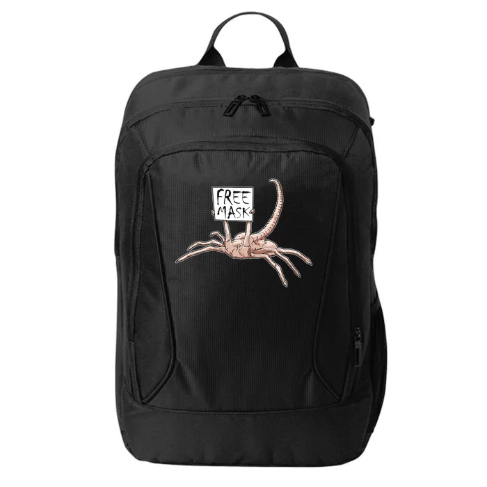 Funny Creepy Free Mask Alien Face Hugger City Backpack