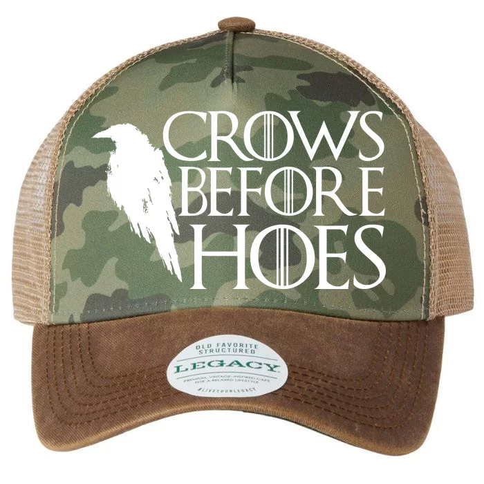 Funny Crows Before Hoes Legacy Tie Dye Trucker Hat