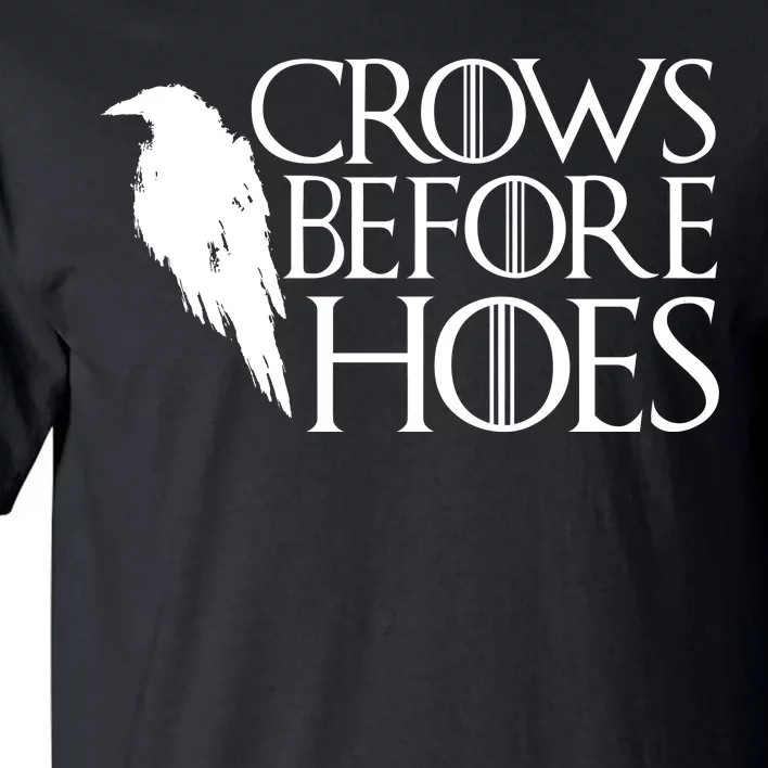 Funny Crows Before Hoes Tall T-Shirt