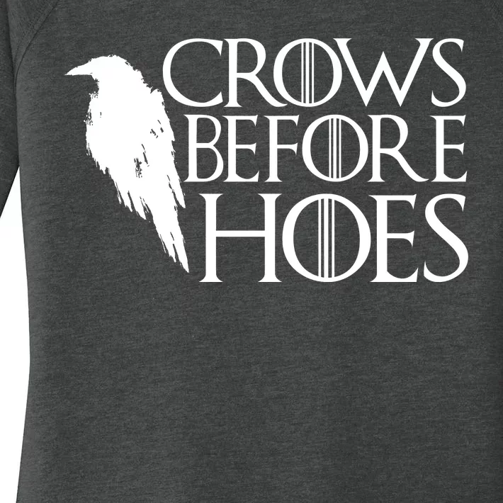 Funny Crows Before Hoes Women's Perfect Tri Tunic Long Sleeve Shirt