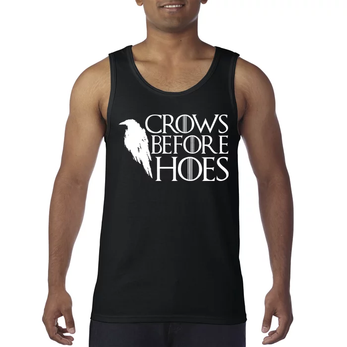 Funny Crows Before Hoes Tank Top