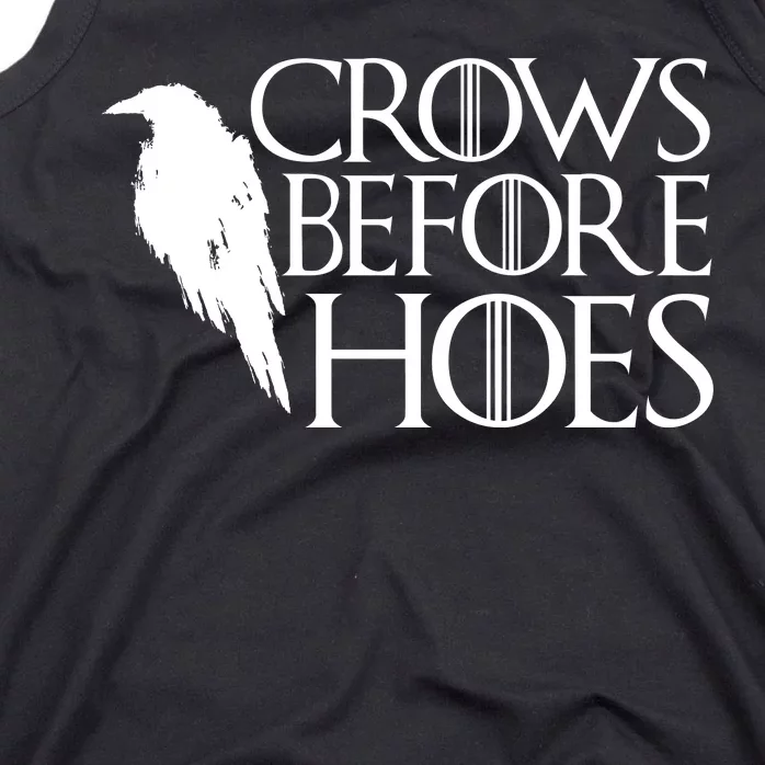 Funny Crows Before Hoes Tank Top