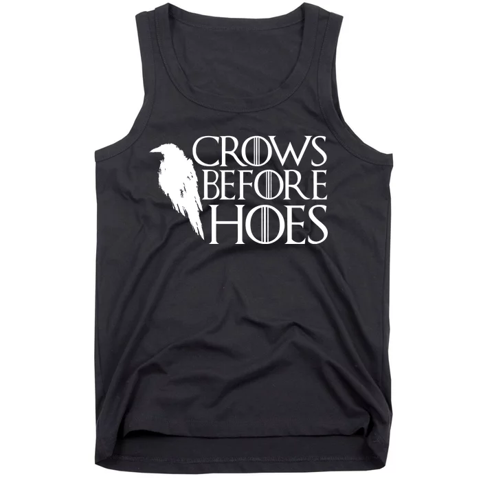 Funny Crows Before Hoes Tank Top