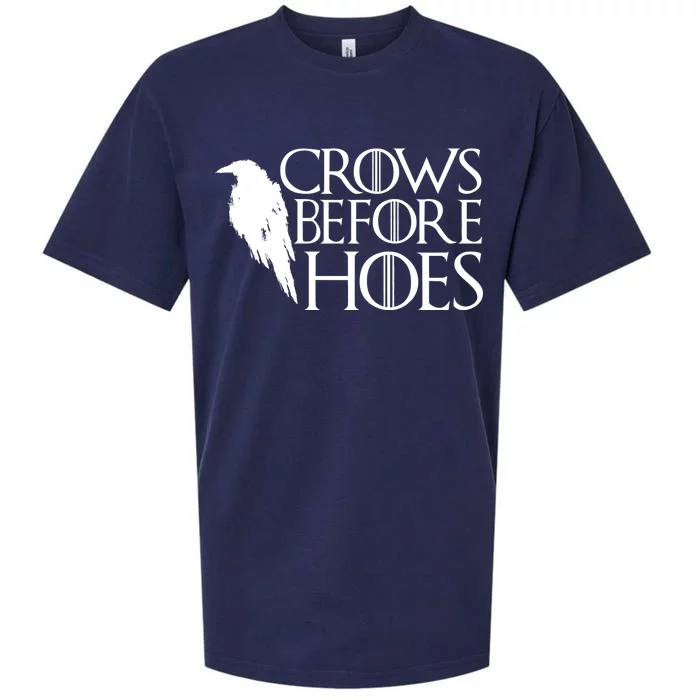 Funny Crows Before Hoes Sueded Cloud Jersey T-Shirt