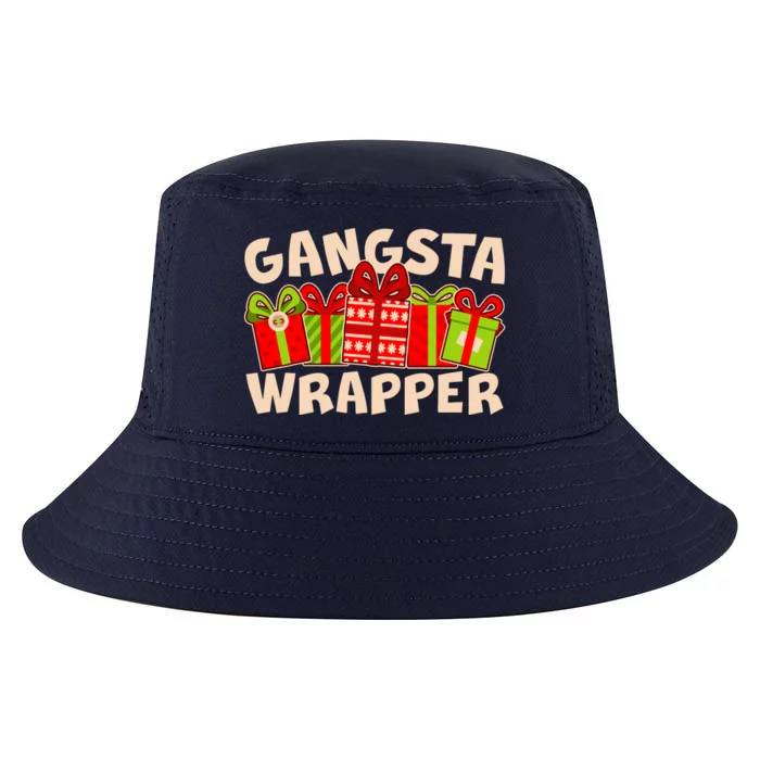 Funny Cute Christmas Gangsta Wrapper Cool Comfort Performance Bucket Hat