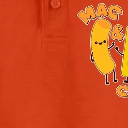 Funny Cute Mac & Cheese Dry Zone Grid Performance Polo