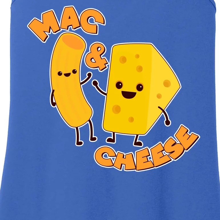 Funny Cute Mac & Cheese Ladies Essential Tank