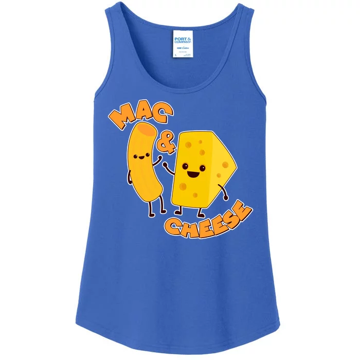 Funny Cute Mac & Cheese Ladies Essential Tank