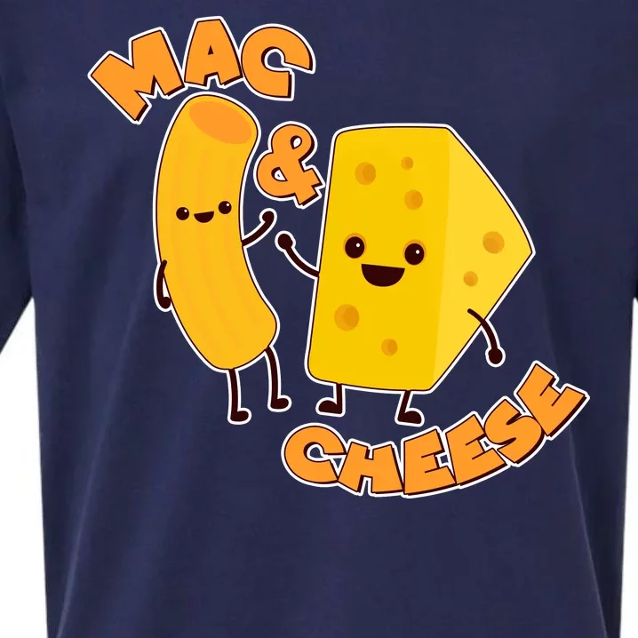 Funny Cute Mac & Cheese Sueded Cloud Jersey T-Shirt