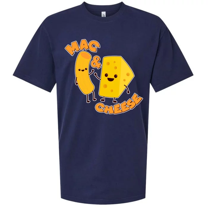 Funny Cute Mac & Cheese Sueded Cloud Jersey T-Shirt