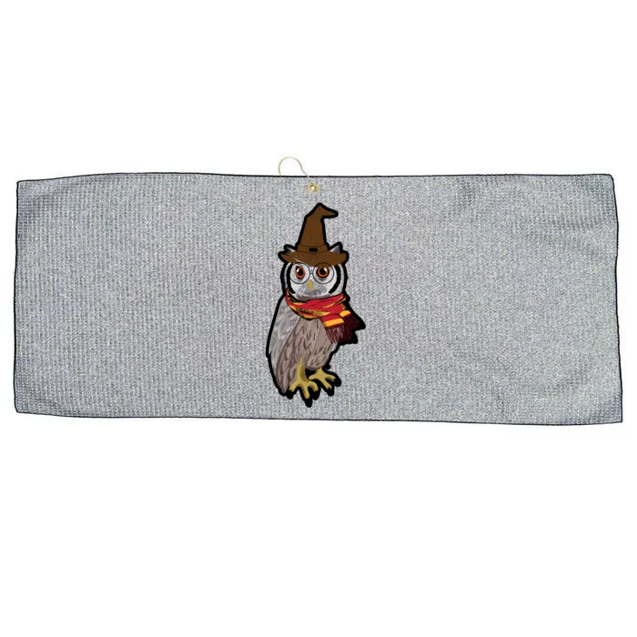 Funny Cute Owl Halloween Large Microfiber Waffle Golf Towel