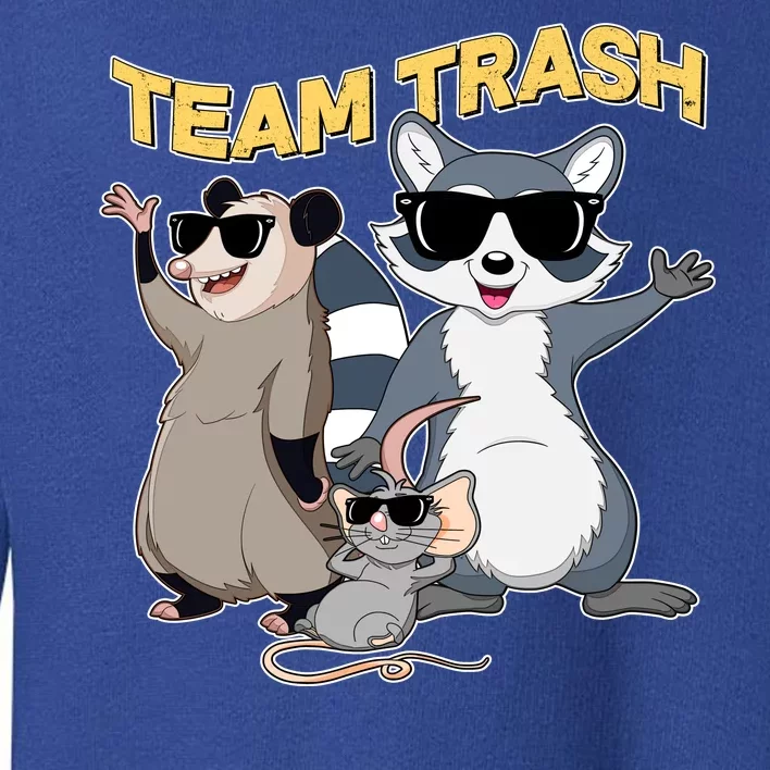 Funny Cute Team Trash Animals Toddler Sweatshirt