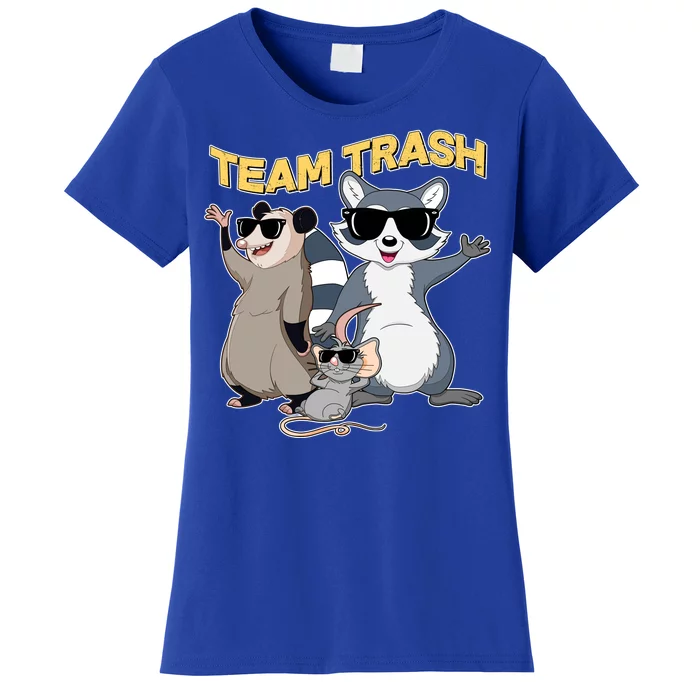 Funny Cute Team Trash Animals Women's T-Shirt