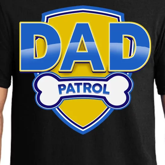 Funny Dad Patrol Dog Dad Pajama Set