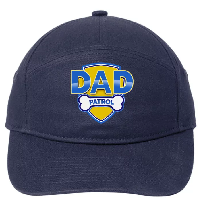 Funny Dad Patrol Dog Dad 7-Panel Snapback Hat