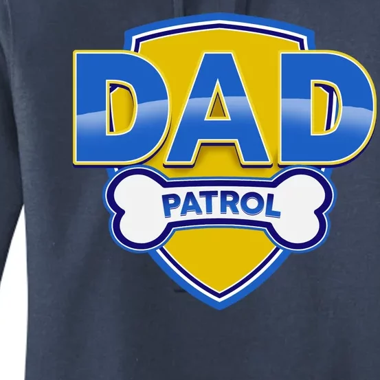 Funny Dad Patrol Dog Dad Women's Pullover Hoodie