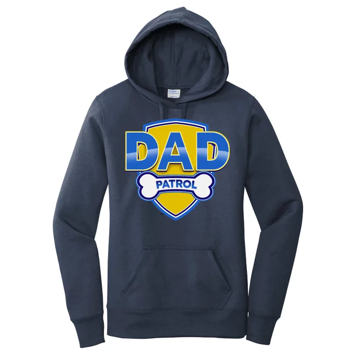 Funny Dad Patrol Dog Dad Women's Pullover Hoodie