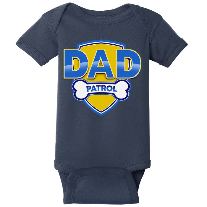 Funny Dad Patrol Dog Dad Baby Bodysuit