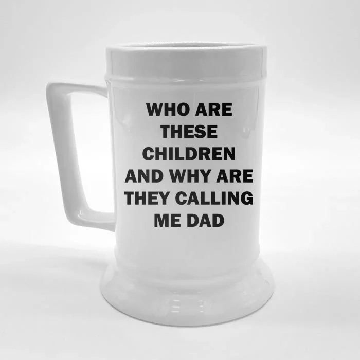 Funny Dad Quote Front & Back Beer Stein