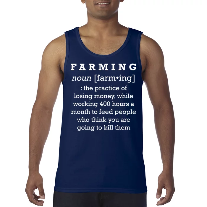 Funny Definition of Farming Tank Top