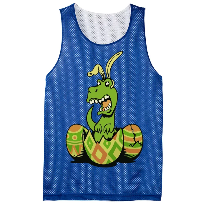 Funny Dino Easter Egg Mesh Reversible Basketball Jersey Tank