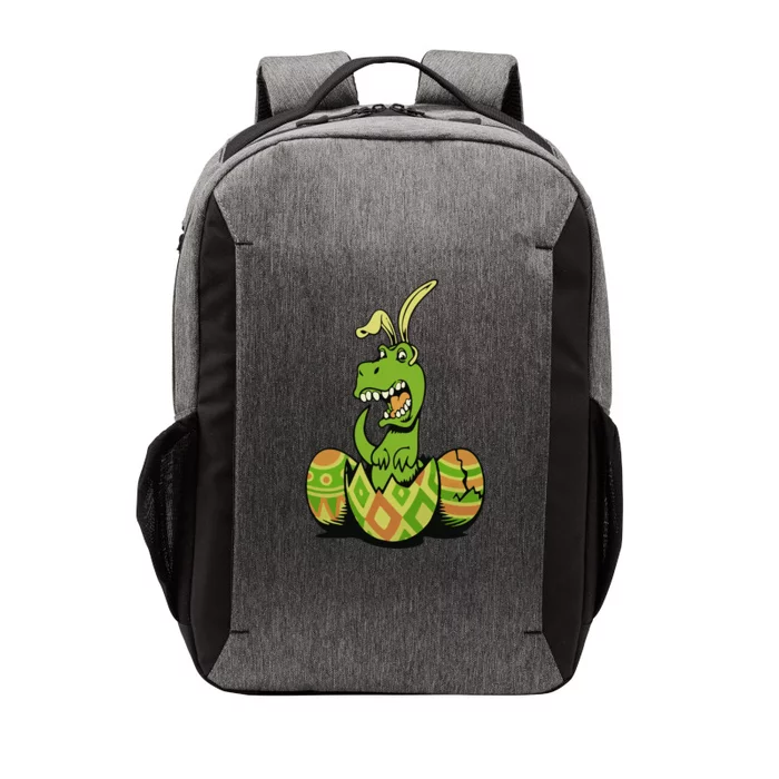 Funny Dino Easter Egg Vector Backpack