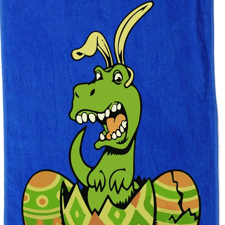 Funny Dino Easter Egg Platinum Collection Golf Towel