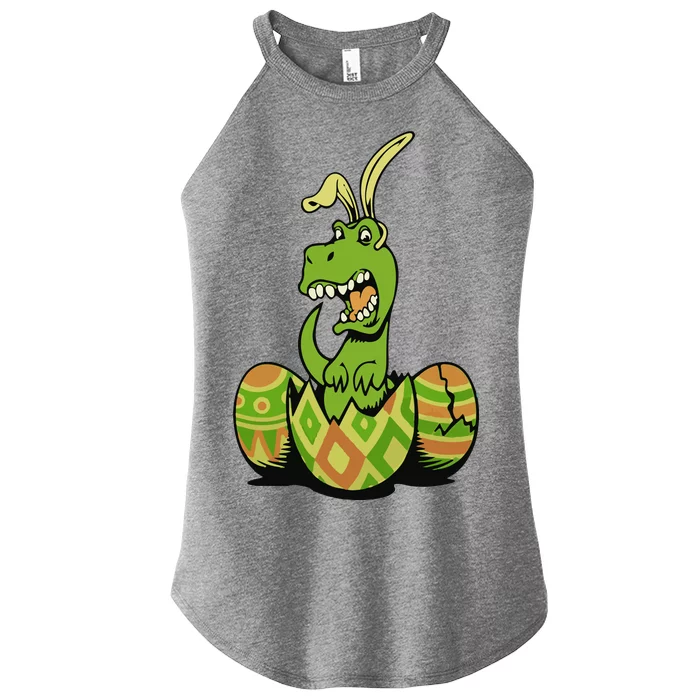 Funny Dino Easter Egg Women’s Perfect Tri Rocker Tank