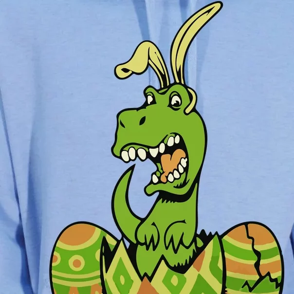 Funny Dino Easter Egg Unisex Surf Hoodie