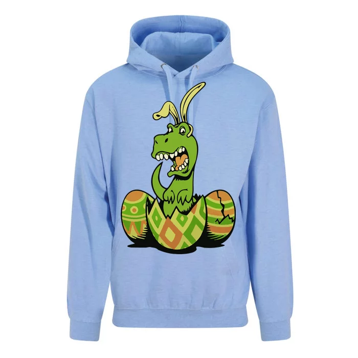 Funny Dino Easter Egg Unisex Surf Hoodie