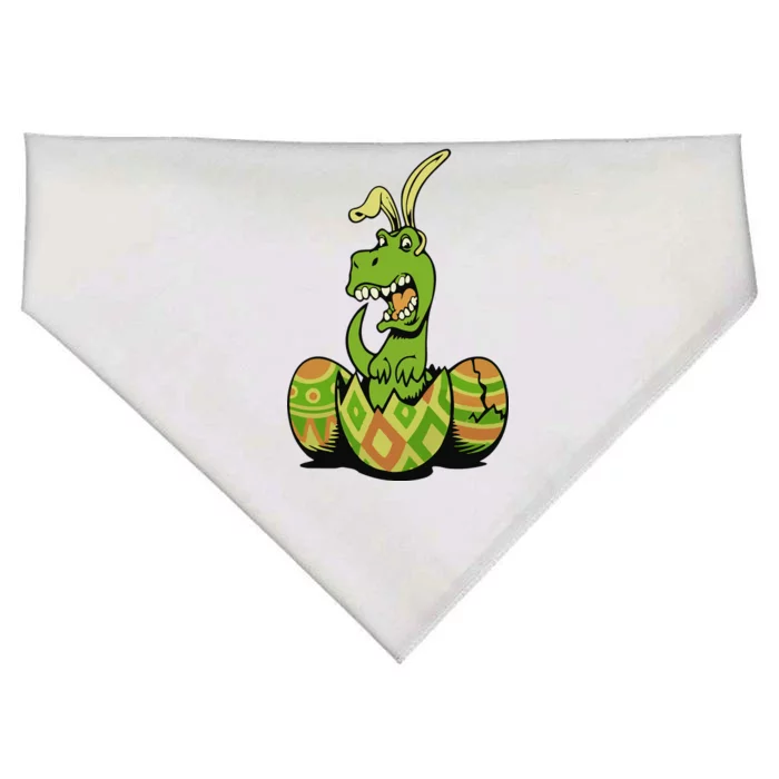 Funny Dino Easter Egg USA-Made Doggie Bandana