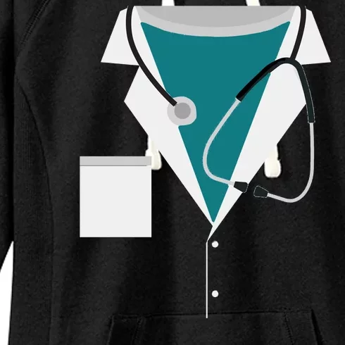 Funny Doctor Costume Women's Fleece Hoodie