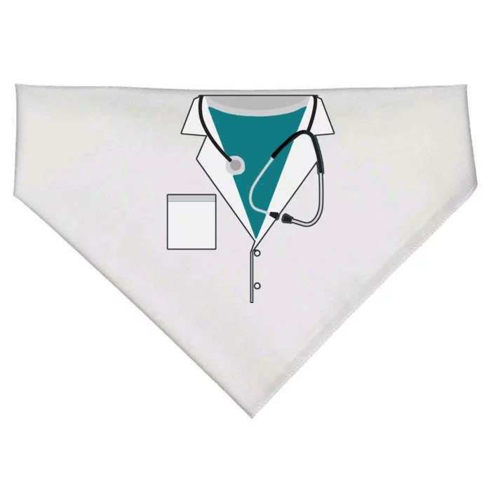 Funny Doctor Costume USA-Made Doggie Bandana